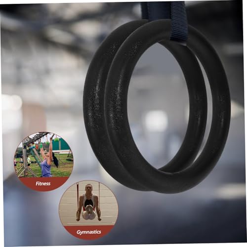 2 piezas anillas gimnásticas para entrenamiento de fuerza miniatura 7