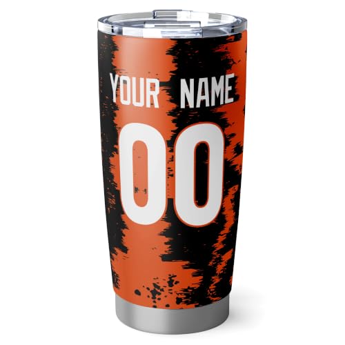 Image of ANTKING Cincinnati Tumbler 20oz Travel Mug Custom Number Name Gifts