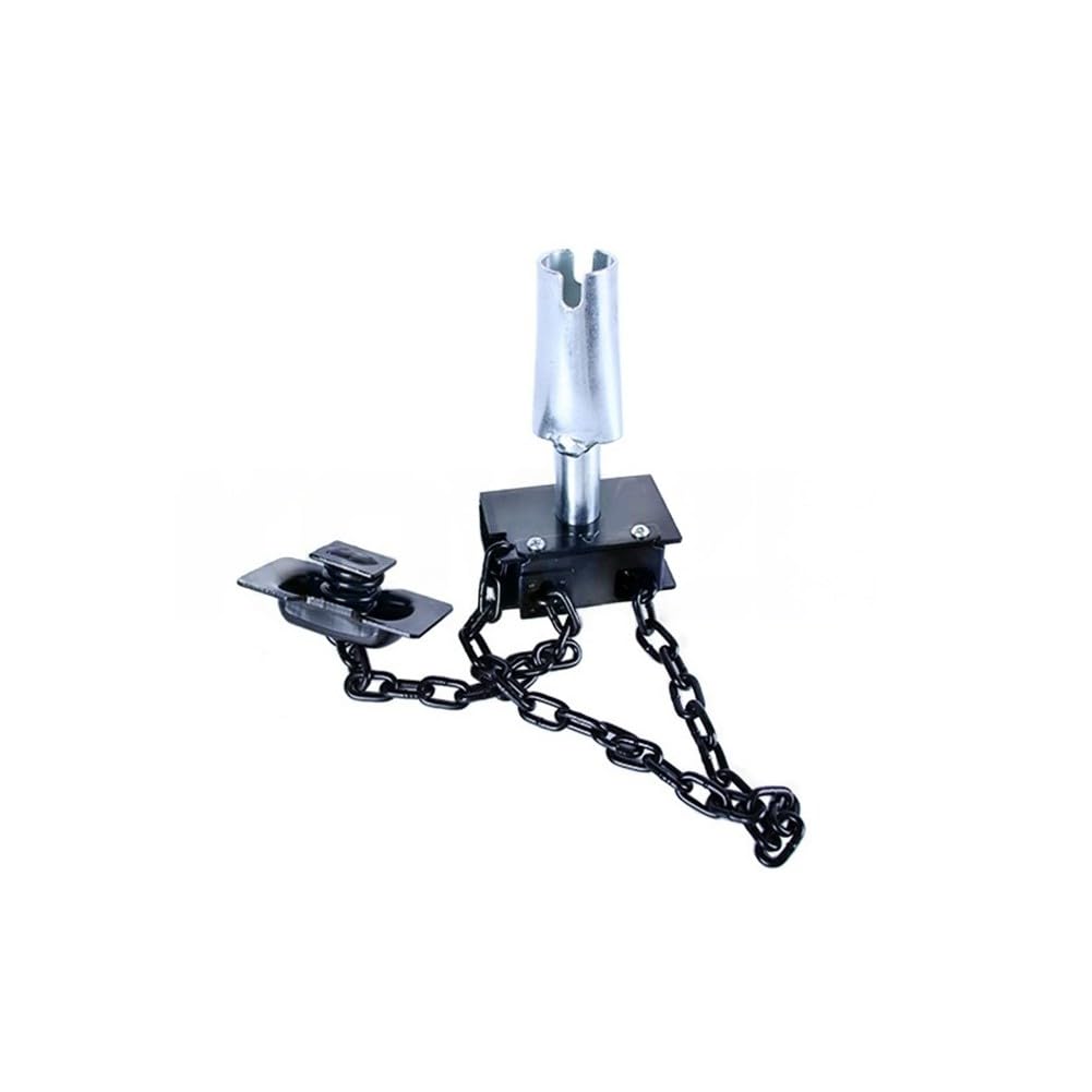 Lecreatekit Staffa di ricambio per ruota di scorta per Mitsubishi L200 per triton IV 2005-2015, supporto di ricambio in metallo OE MR995050, nero