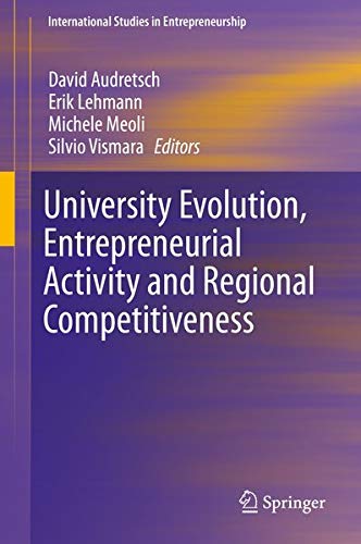 Buy University Evolution, Entrepreneurial Activity and Regional Competitiveness — BookShops.in