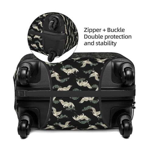 Housse de protection extensible pour valises rigides souples XL noir