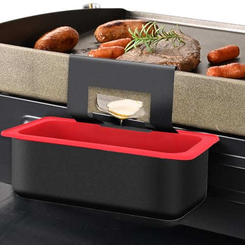 Recogedor de goteo para parrilla con kit de separadores de grasa de cocina 3