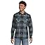 Ocean/Black Plaid