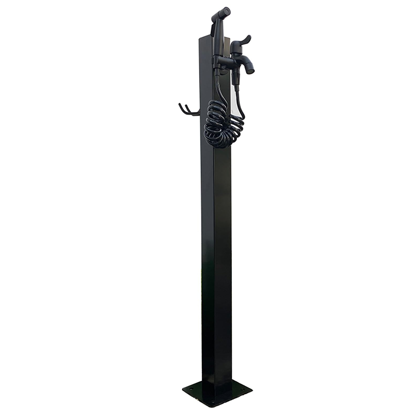 Columna de grifo de acero inoxidable con aislamiento y manguera pulverizadora