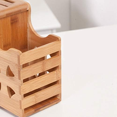 Kitchen Holder Multifunction Rack Chopping Blocks Fork Block Stand Wood