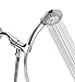 WASSA High Pressure Handheld Shower Head, 9 Spray Settings Hand Held Showerhead with 60 Inch Hose, Washer, Adjustable Showerarm Mount and Installation Guide, Chrome