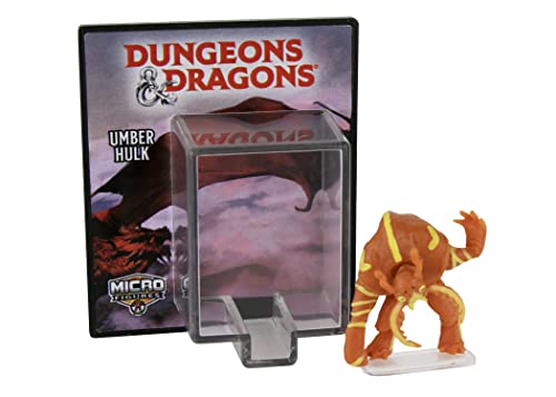 World’s Smallest Dungeons And Dragons Micro Action Figures - 4 Pack Bundle (Mind Flayer, Umbarhulk, Displacer Beast, Red Dragon) #TOP3