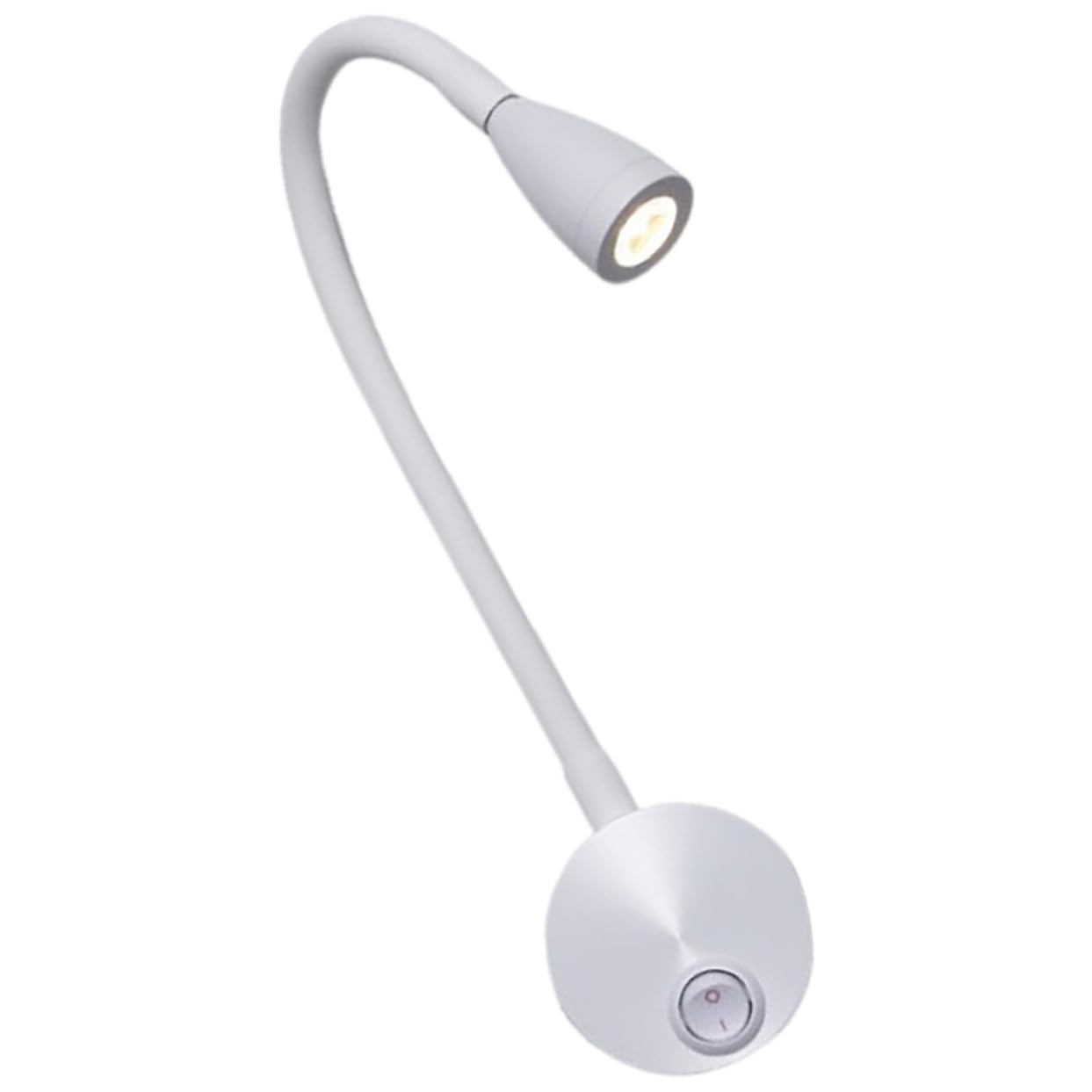 Lampe de chevet LED flexible en aluminium à lumière directionnelle