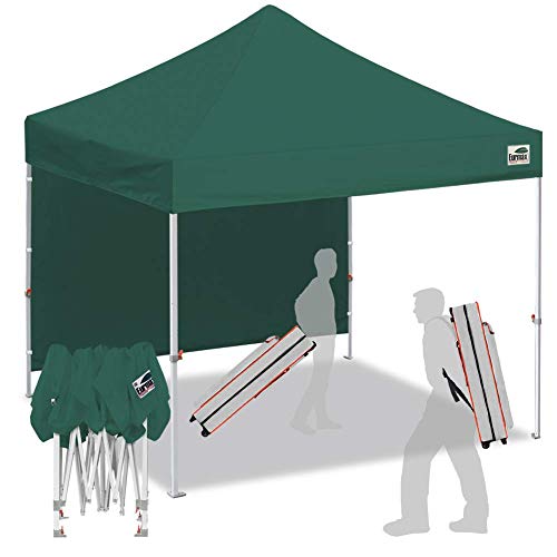 Eurmax Smart 10'x10' Pop up Canopy Tent Sport Event,Outdoor Festival Tailgate Event Vendor