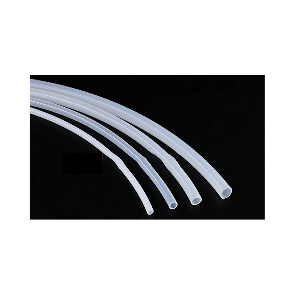 5M Translucent High Pressure PA6 Nylon Tube Rigid Polyamide Pipe for Air Compressor, Inner Diameter 2mm to 13mm(OD 10 x ID 7mm)