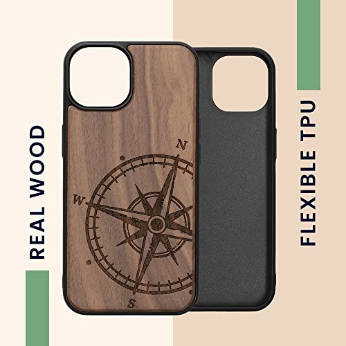 Kwmobile 59124.01 Wood Case Compatible thumb #3