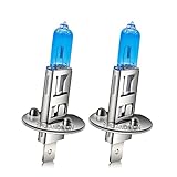 Ruiandsion 2個 H1 ハロゲン ヘッドライト バルブ フォグランプ 100W 12V キセノン ホワイト 6000K 64150 12258 ライト バルブ