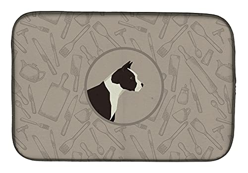 Alfombrillas para secar platos Caroline's Treasures CK2162DDM Staffordshire Terrier 2