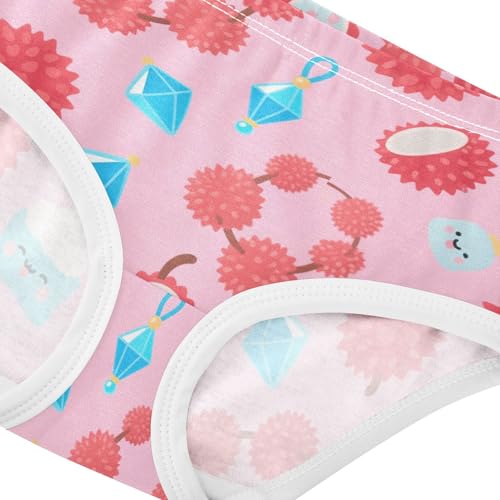 Girls' Underwear Red Lychee Fruit Toddle Brief Panties 2-8 Years 203005864