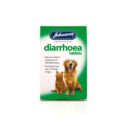 Johnsons Vet Diarrhoea Tablets Pack of 12 clear