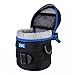 Produktbild JJC Deluxe Objektiv Tasche mit 1 x Umhängeband, Wasserabweisend, Schwarz, passt Objektiv Durchmesser und Höhe unter 78 x 100mm (3.0 x 3.9)
