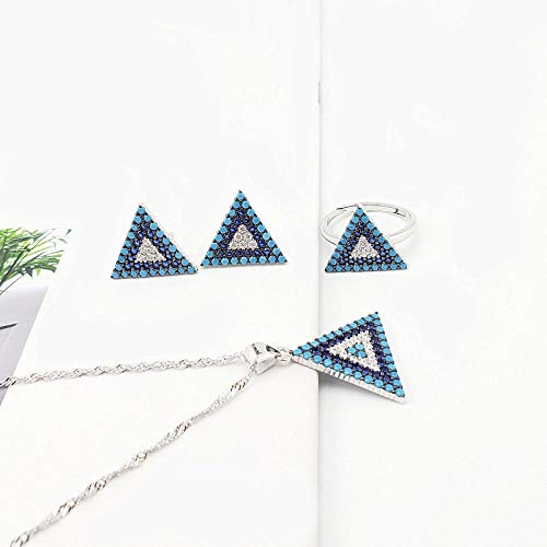 Ensemble bijoux argent S925 idéal pour magnifier vos soirées chic