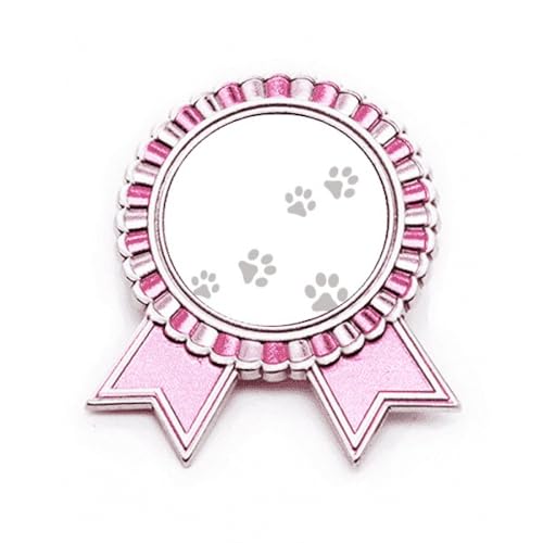 Broche rose motif chat idée cadeau originale pour passionnés d'animaux