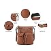 JESSIE & JAMES Robin Multipocket Concealed Carry Crossbody Bag with Lock and Key - Tan
