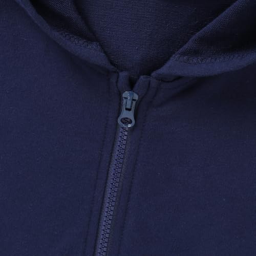 Image of HILEELANG Boy Hoodie Sweatshirt Zip-Up Cotton Casual Pocket Jacket Spring Fall Clothes