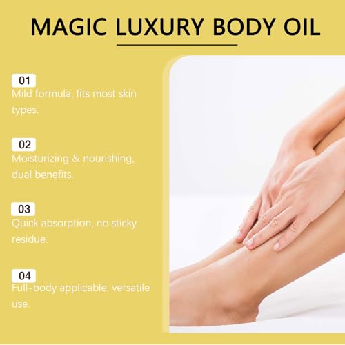 Paulist Rosehip Body Firming Oil for Women, Skin Tightening Body Oil for Crepey Skin & Sagging Skin, Deep Hydrating Body Oil with Allantoin, Smoothing Moisturizer for Dry Skin1bottle — view 5