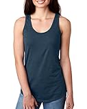 Next Level Apparel Women's Tear-Away Tank Top, Indigo, Large