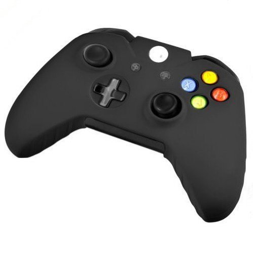 Goliton® New soft silicone protective sleeve case skin cover for XBOX ONE Controller - Black