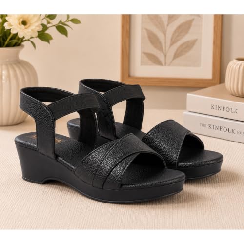 Image of Women Girls Fashion Wedge Heel Sandals (SD1501)