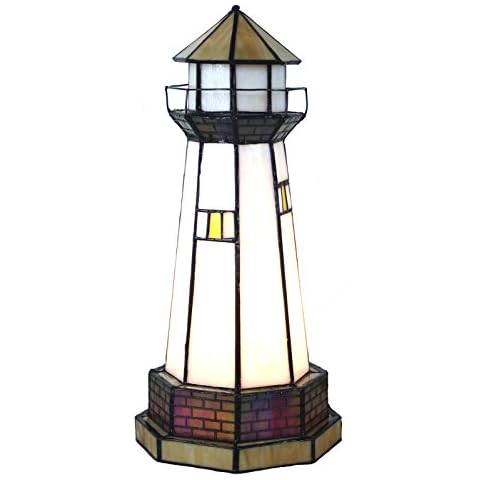 Bieye L30626 Stained Glass Table Lamp Cover