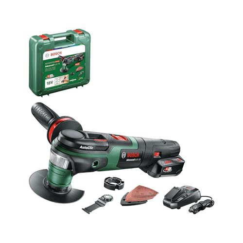 Bosch Akku Multifunktionswerkzeug AdvancedMulti 18 (1 Akku, 18 Volt System,...