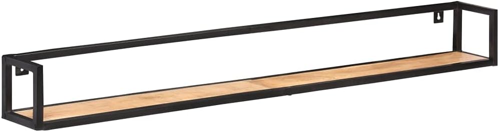 Wall Shelves 2 pcs,Display Shelf,Photo Shelve,Speakers Shelves,Home Room Wall Decor,Modern Shelves,Bathroom Shelves,for Living Room,Bedroom,Picture Frames,Kitchen,63" Solid Acacia Wood