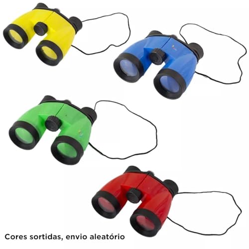 Europio - Binóculo De Brinquedo Colorido Infantil Com Cordinha