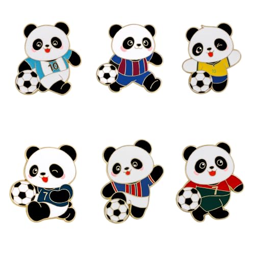 Image of Panda Cute Oil Dripping Panda Brooch Outdoors Lapel Pins Badge Brooch Pins (Bro000001)