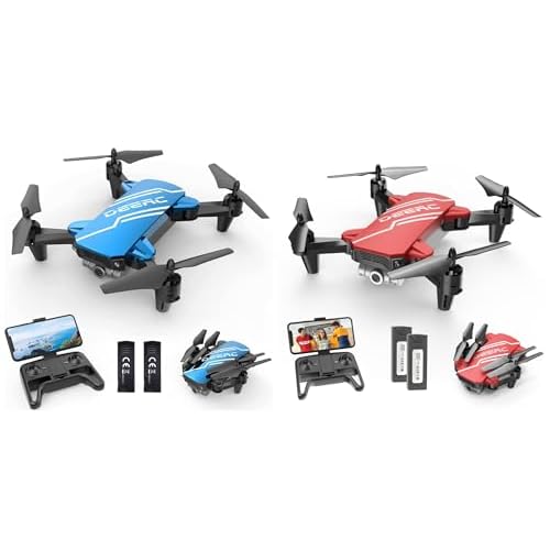 DEERC Drones for kids D20 Blue & D20 Red