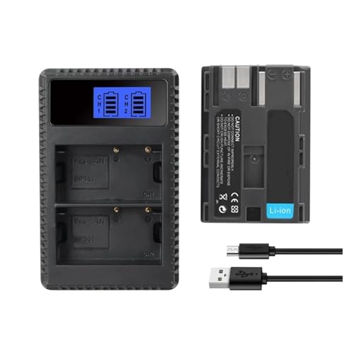 Cámara Con Batería, Compatible Con Canon, EOS 300D 5D 10D 20D 30D 50D D60 40D G6 BP511 FV40 FV100 200 BP 511(1 Charger 1 Battery)