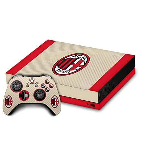 Skin Xbox One X contre les rayures avec l'autocollant AC Milan original