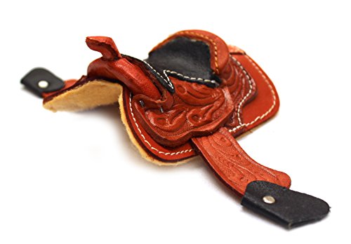 mroyalsaddles.com 2" Miniature Western Saddle Leather Decor Saddle