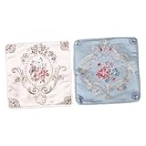 Photo Gallery jecompris 2 pezzi federe cuscini in copricuscini decorativi blu e beige con ricamo morbidi e lavabili per ufficio e casa Photo Gallery jecompris 2 pezzi federe cuscini in copricuscini decorativi blu e beige con ricamo morbidi e lavabili per ufficio e casa
