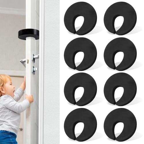 8 Pcs Premium Door Pinch Guard - Door Finger Pinch Guard & Foam Door Stopper, Child & Pet Safe Anti-Slam for Home