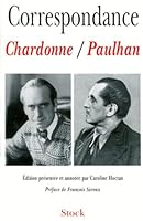 Correspondance Chardonne-Paulhan 1928-1962 2234051045 Book Cover