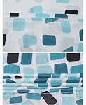 Shower Curtain 72" W x 78" H Plant Ginkgo Leaf Bathroom Curtain Waterproof Thick Polyester Fabric Shower Curtain Washable Bathtub Curtain with Hooks, Weighted Hem