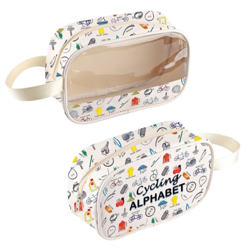 Clear Cosmetic Biker Bag