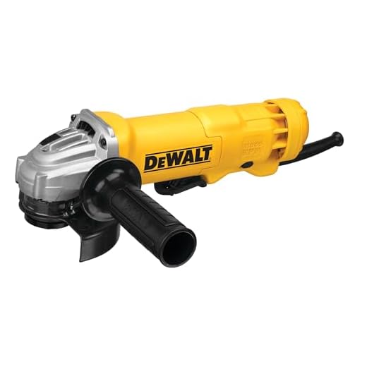 DEWALT Angle Grinder Tool, Paddle Switch, 4-1/2-Inch, 11-Amp (DWE402)