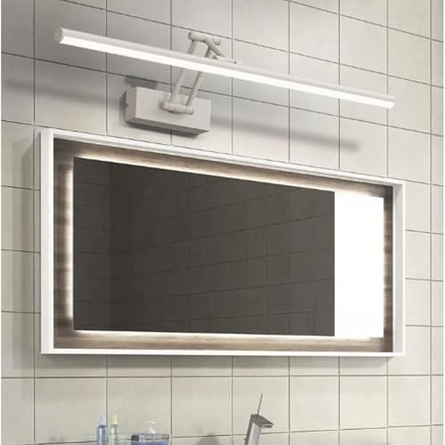 JZFOACHR Apliques de Pared Modernos, lámpara de Pared de Lectura, luz LED Moderna para Espejo, luz de Pared giratoria de 180 ° para baño, Espejo Frontal para baño, Accesorios de iluminación de Pared,
