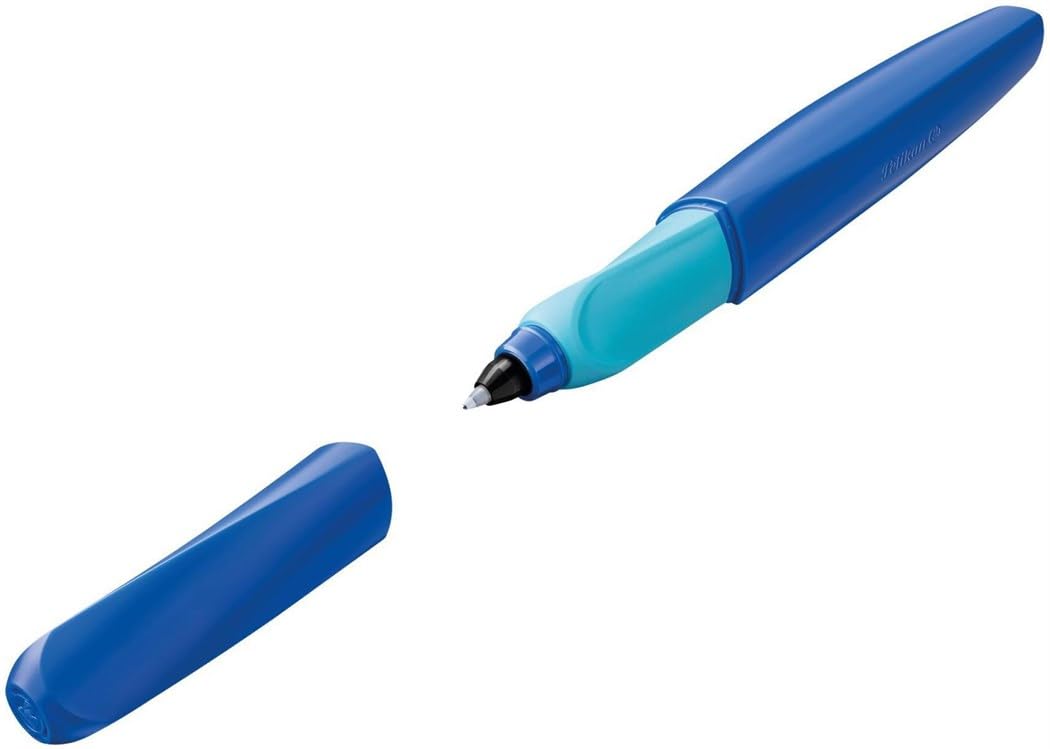 Pelikan Twist Rollerball Pen Universal for Right and Left Handed Users, Deep Blue, Pack of 1