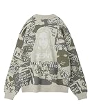 [エックスガール] コラージュグラフィックジャカードニットカーディガン COLLAGE GRAPHIC JACQUARD KNIT CARDIGAN 105254015019 OLIVE ONE SIZE