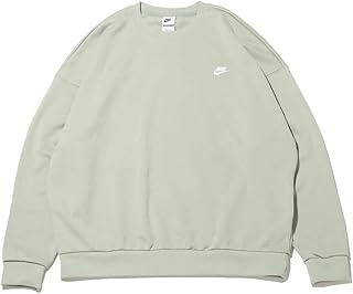 [ナイキ] クラブ オーバーサイズド フレンチテリー クルー スウェットシャツ トレーナー 長袖 セットアップ対応 ブラック グレー セイル ホワイト カーキ グリーン スポーツウェア トレーニング ゆったり 春 秋 冬 上着のみ メンズ 国内正規品