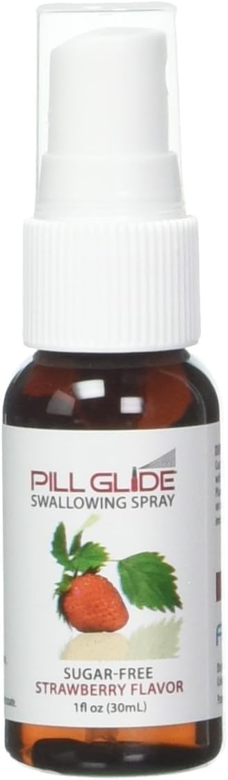Pill Glide Spray - Strawberry Flavor 1 Floz (Pack of 2)