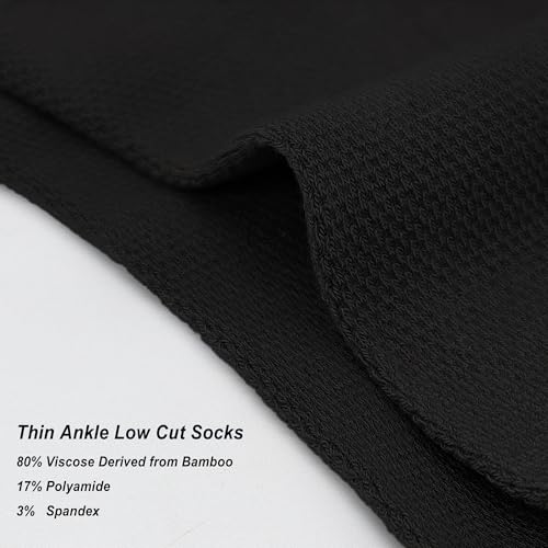 Thin Ankle Viscose Bamboo Low Cut Socks for Women Breathable Wholesale Lightweight Socks Bulk Family Pack 50 Pairs4