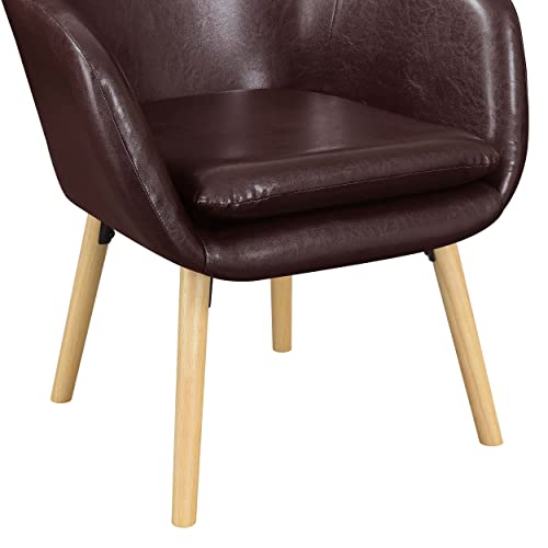 Convenience Concepts Take A Seat Charlotte Accent Chair, 25.25 X 26.75 X 33.5, Espresso #TOP7